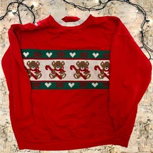 Christmas Holiday Sweatshirt Sweater XL